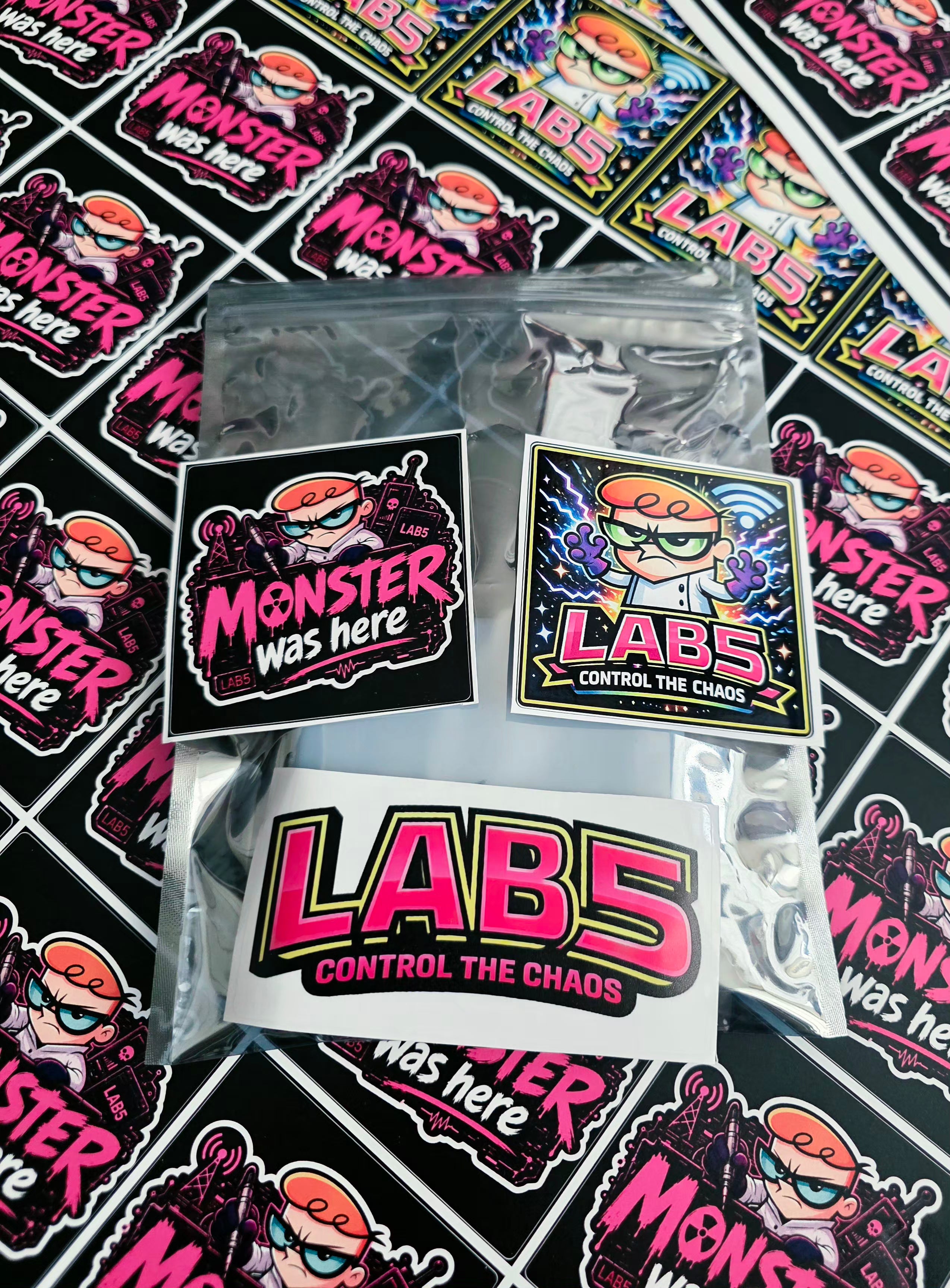 LAB5 Sticker Pack – 3 pcs